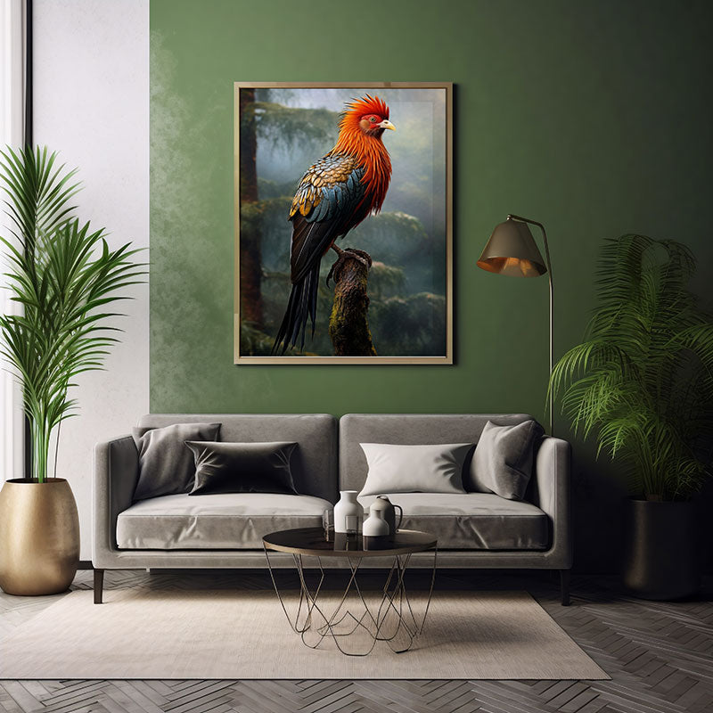 Tropical Andean Bird Jungle Bird Print Wall Art Poster Exotic Bird Art Print