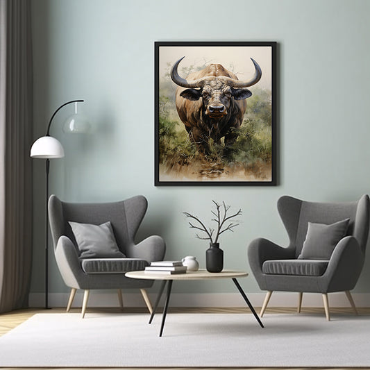 Into the Wild African Buffalo Safari, Jungle Animal, Wild Animal, Animal Print, Poster
