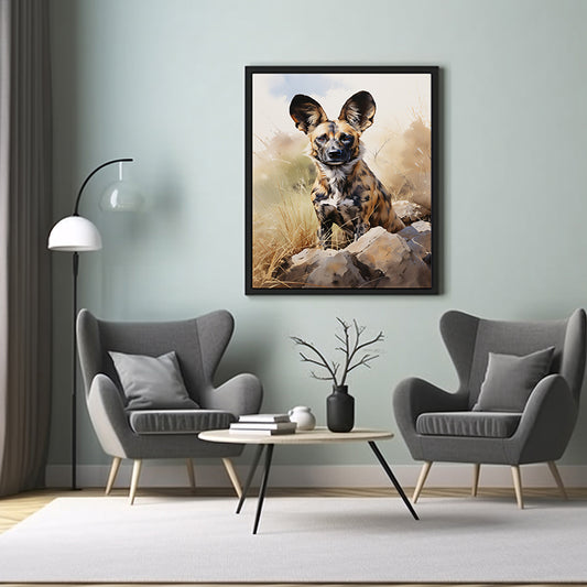 African Wild Dogs Safari Prints, Safari Animal, Wildlife Art, Animal Print, Poster