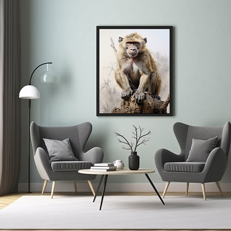 Baboon Art Prints Bring Nature Indoors, Jungle Wildlife Art Print, Poster