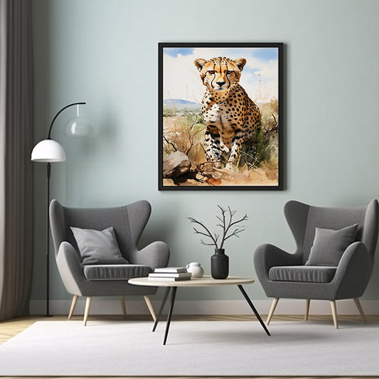 Jungle Animal, Cheetah, Safari Animal, Wildlife Art, Animal Print, Animal Art Poster