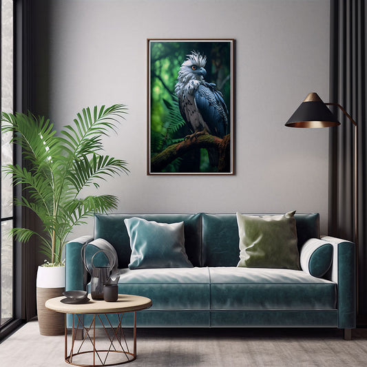 Harpy Eagle Print Bird Print Tropical Birds Wall Art Parrot Print Bird Poster