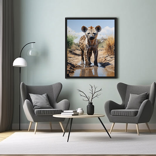 Hyena Safari Collection, Jungle Print Wildlife Art Decor, Hyena Poster Print