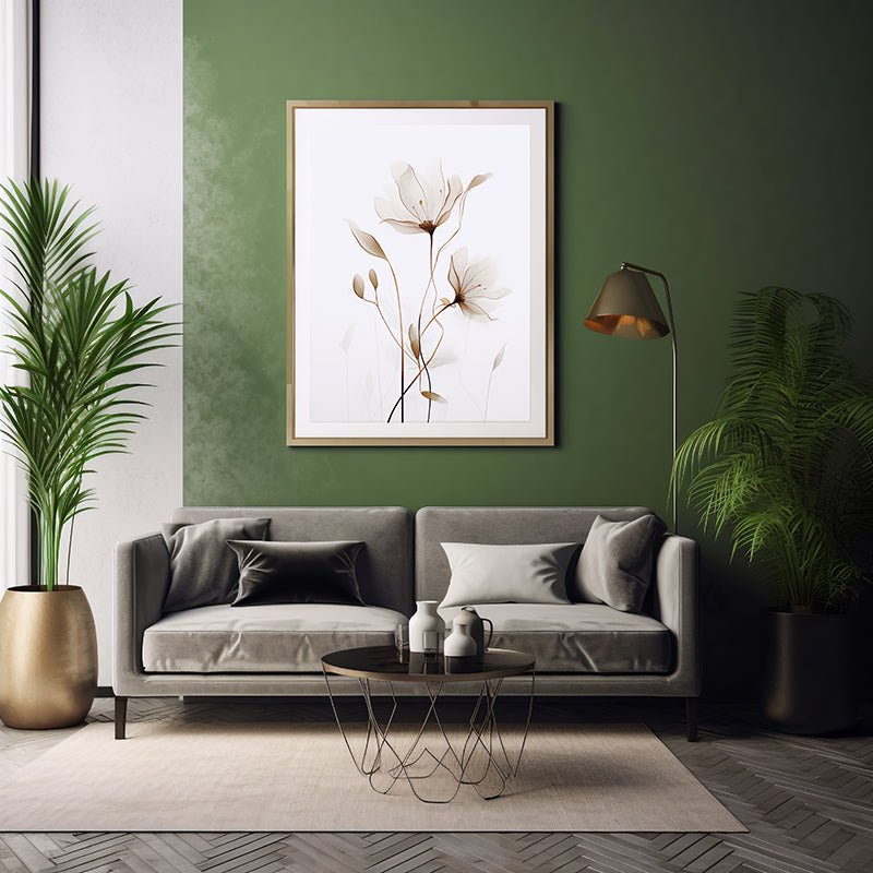 infinite Botany Discover Floral Line Art Prints Flower Wall Art Decor Print Poster