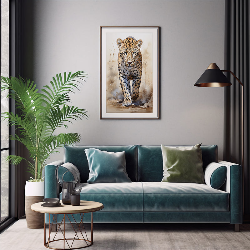 Wildlife Leopard Art Prints, Safari Animal, Jungle Print, PosterArt Poster