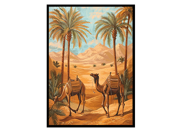 Desert Oasis Wall Art Poster Print Wall Art Decor Poster Print