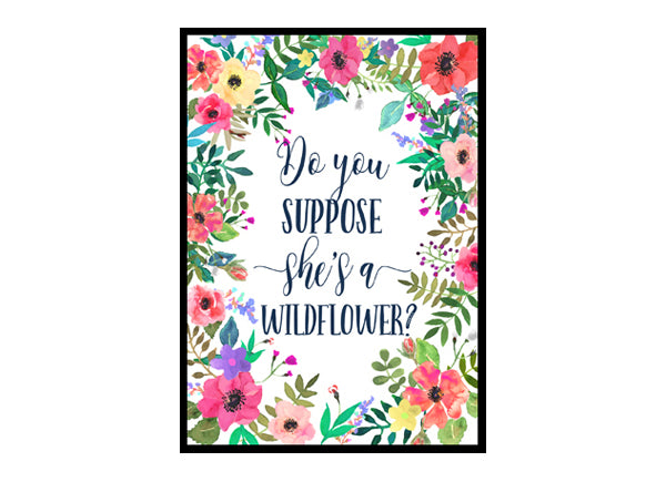 "Alice in Wonderland" Girls Room Poster Print