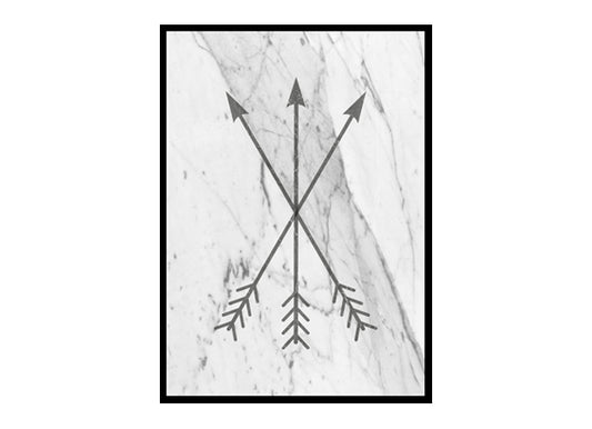 Arrow Tribal Art Minimalist Modern Art Poster Print
