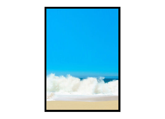 Beach Ocean Waves Ocean, Sea, Beach Poster Print