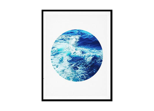 Aqua Sea Wall Art Ocean, Sea, Beach Poster Print