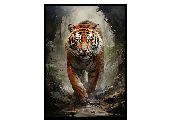 Tiger Poster, Wall Art, Safari Animal, Jungle Print, Wildlife Art, Tiger Wall Art