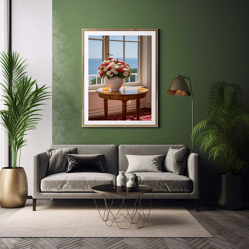 Vase of Dreams Chrysalis Flower Art Prints , Flower Wall Art Decor Print