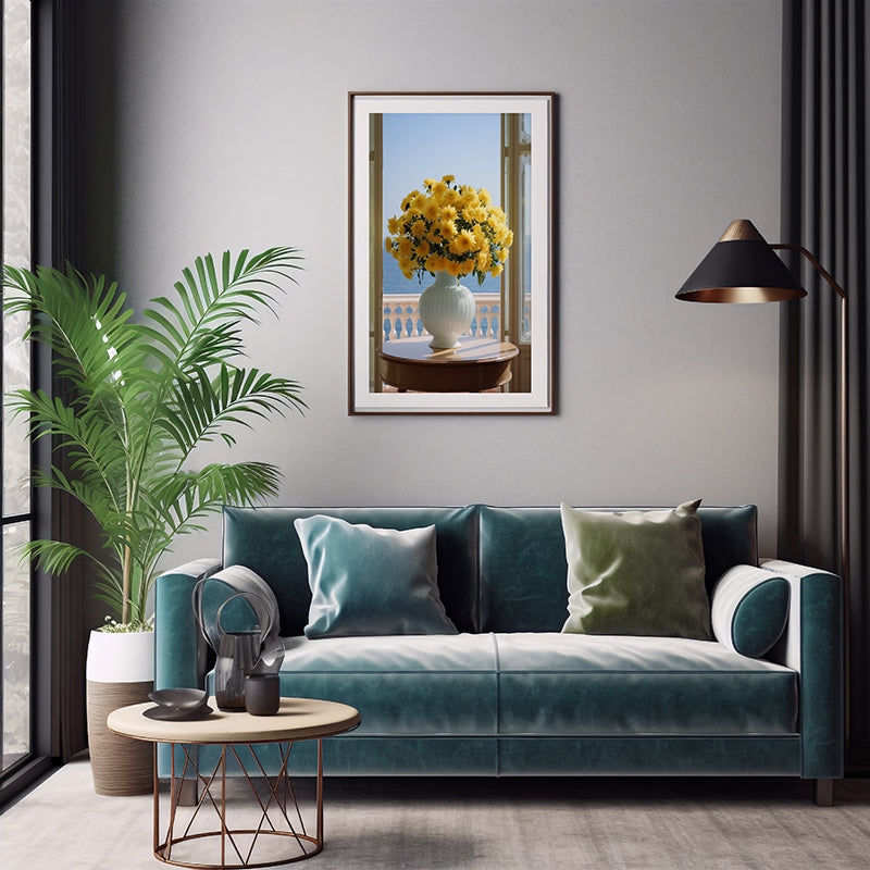 Chrysalis Floral Prints Vased Flowers, Flower Wall Art Decor Print Poster