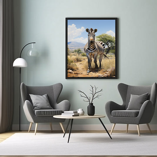 Safari Stripes: Zebra Posters, Safari Animal, Jungle Art Print