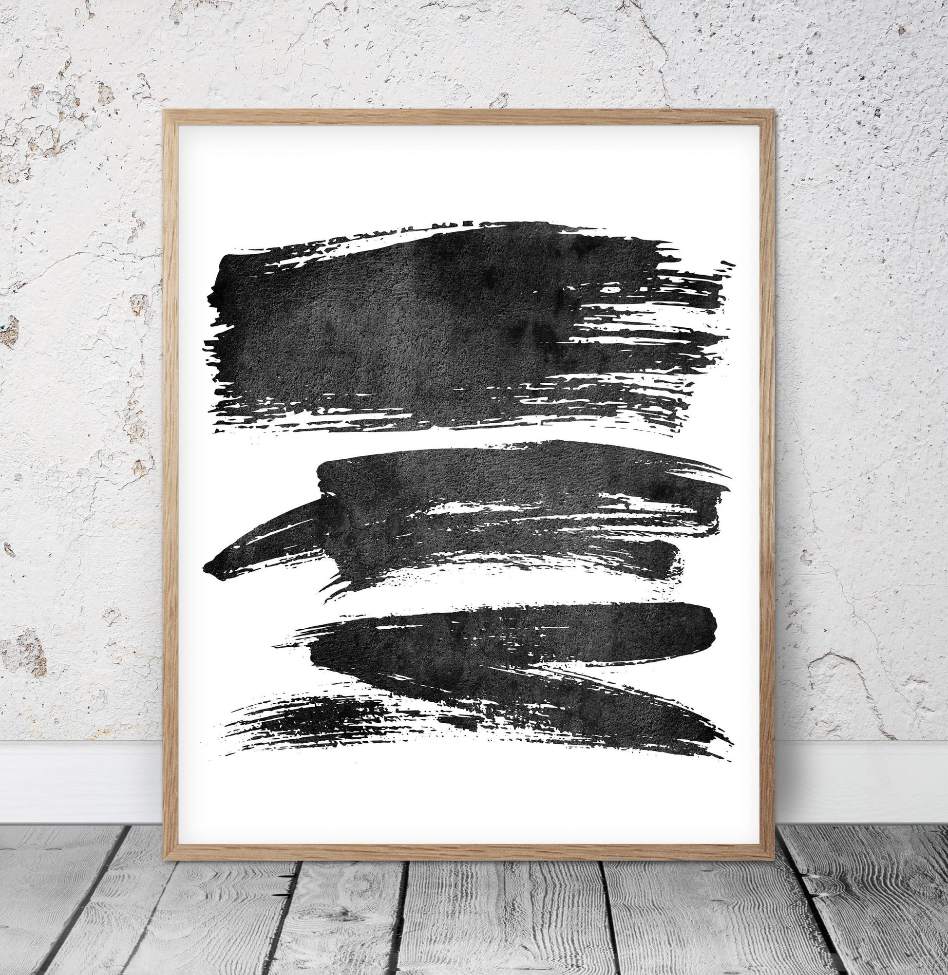 Watercolor Brushstrokes, Abstract Brush Strokes, Abstract Art Print Room Wall Art