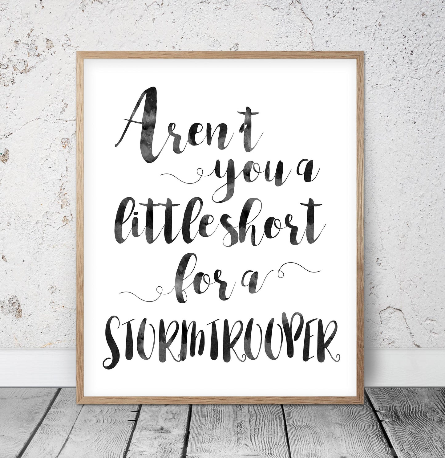 Star Wars Quotes, Star Wars Printable Art, Stormtrooper Poster, Print, Wall Art