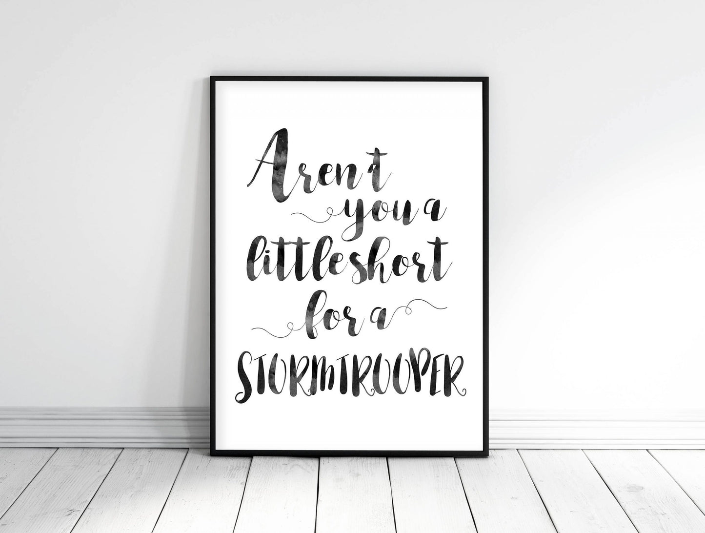 Star Wars Quotes, Star Wars Printable Art, Stormtrooper Poster, Print, Wall Art