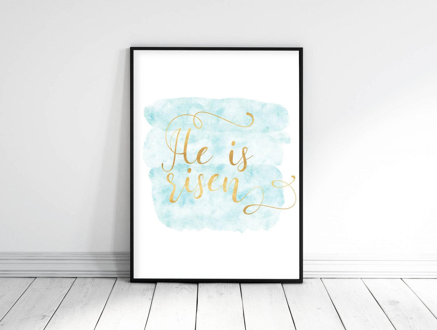 Easter Wall Decor He Is Risen Matthew 28:6, Bible Verse, Scripture Wall Art, Easter Printable Art