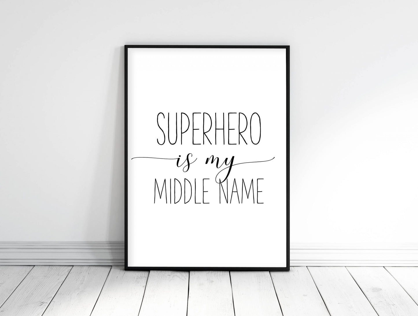 Super Hero Nursery Wall Decor, SuperHero Quote, Kids Art, Children Decor