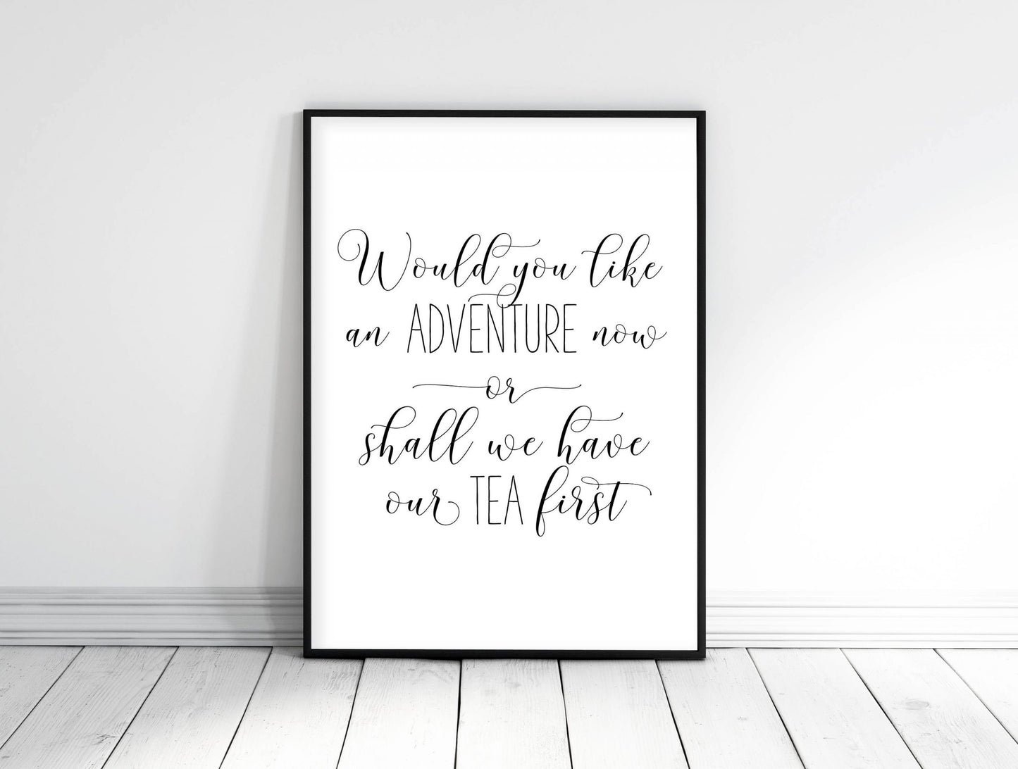 Nursery Printable Would You Like An Adventure Now, Kids Nursery Prints Decor