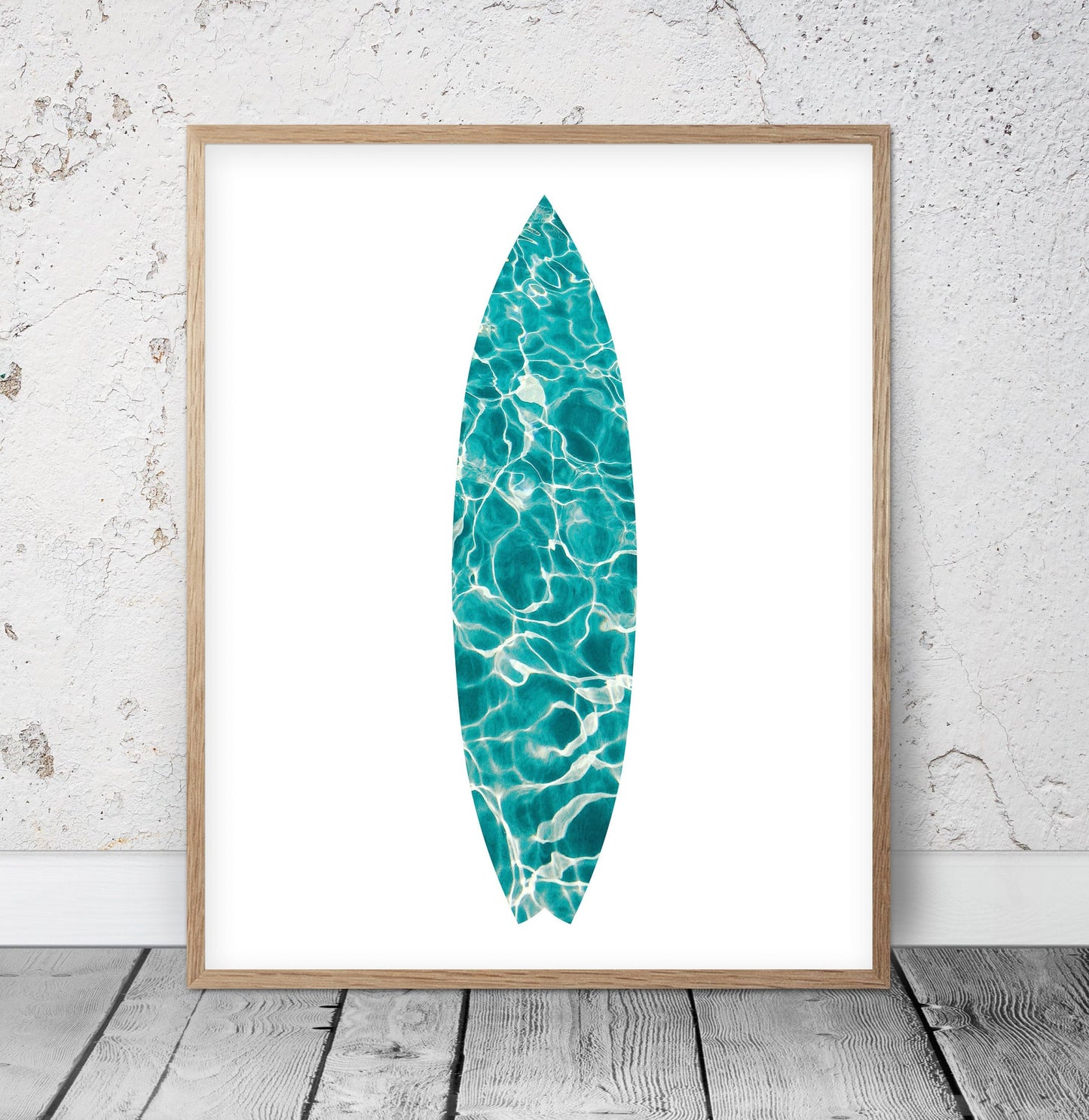 Surf Art, Surfboard Print, Surf Poster, Ocean Printable, Surfing Decor, Home Decor