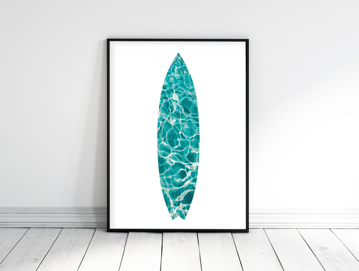 Surf Art, Surfboard Print, Surf Poster, Ocean Printable, Surfing Decor, Home Decor