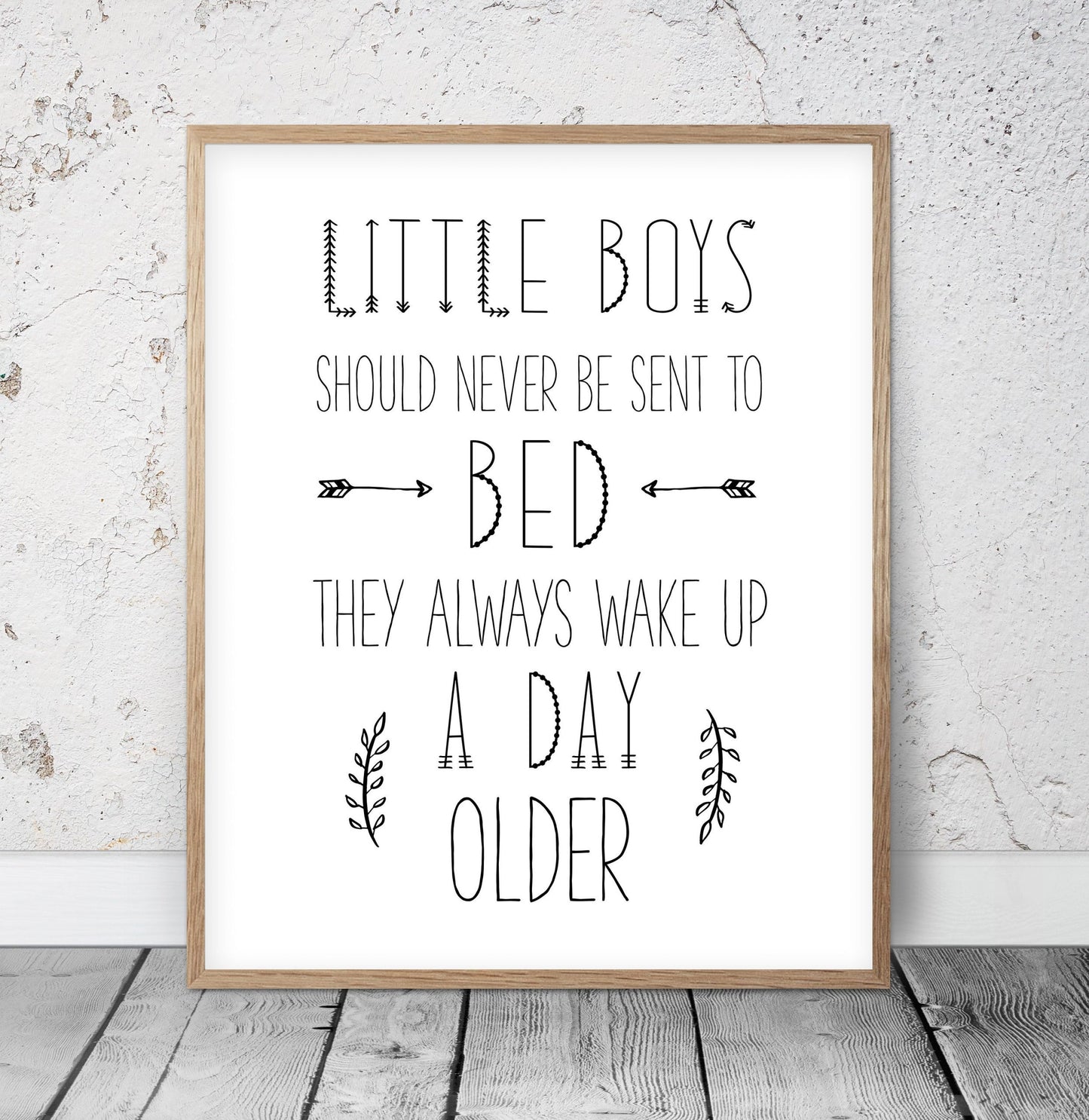 You Are King, Boy Definition,Boys Should Never Be Sent To Bed Nursery Decor
