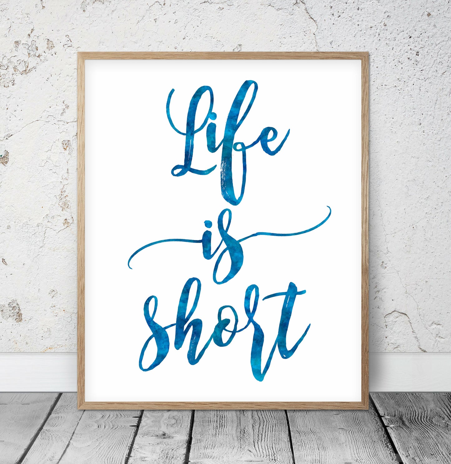 Funny Quotes Life Is Short Buy The Shoes Take The Trip,Printable Wall Decor