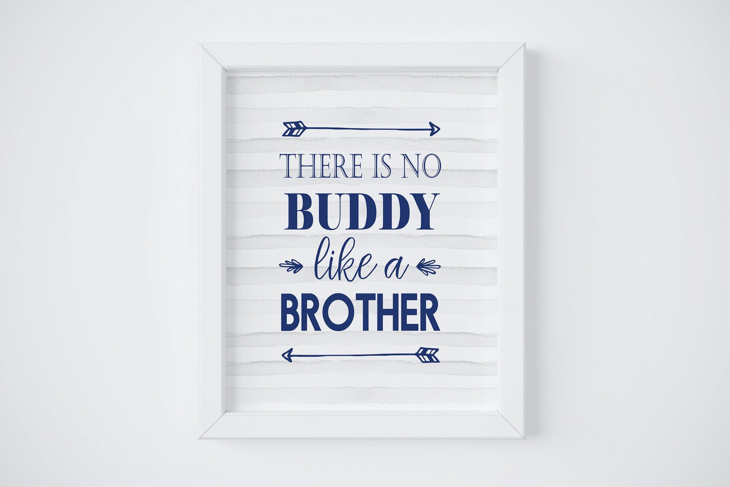 There Is No Buddy Like A Brother, Boys Nursery Wall Art Gift,Home Decor Gift