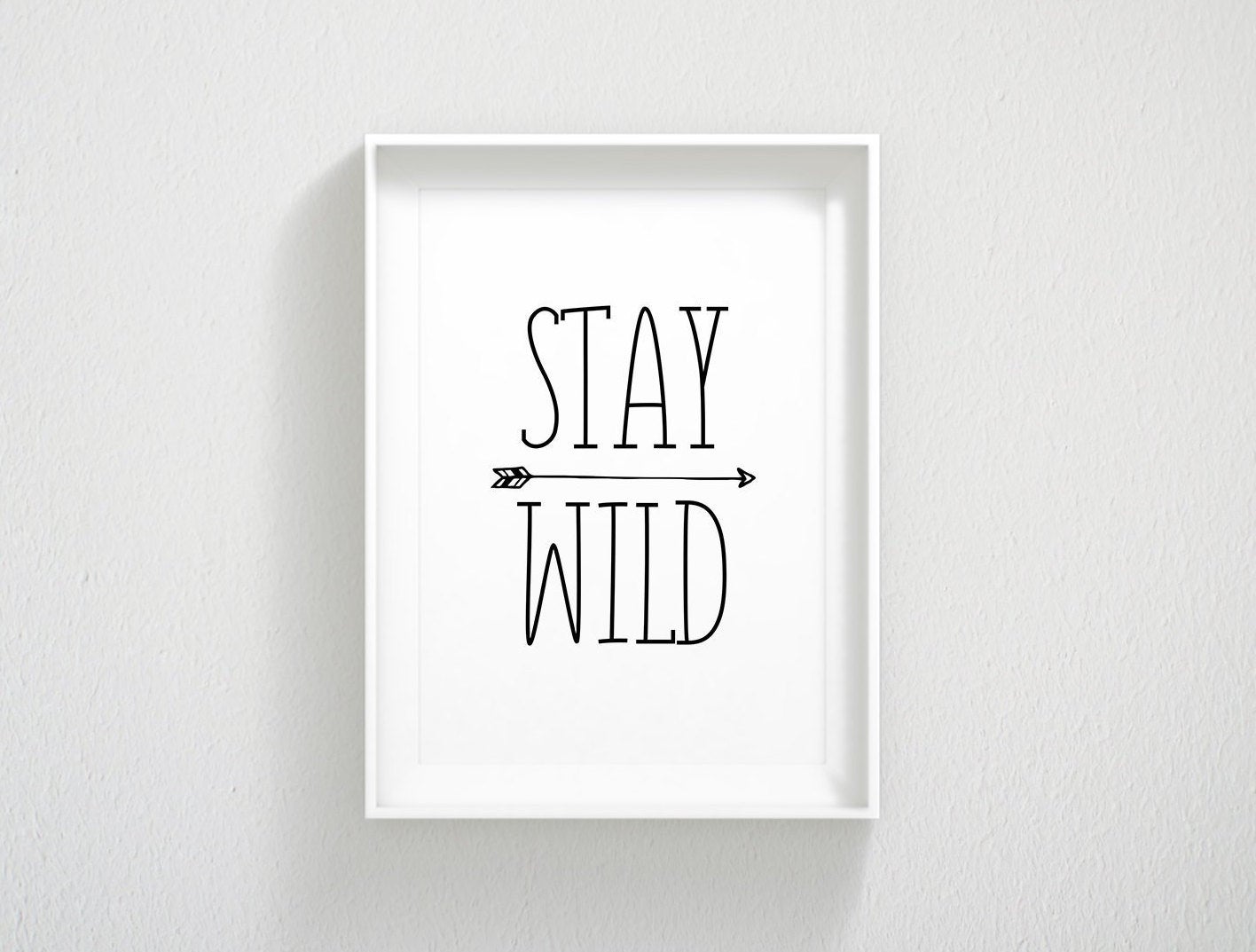 Stay Wild Print, Kids Room Decor, Nursery Printable Art, Wild One BirthdayDecor