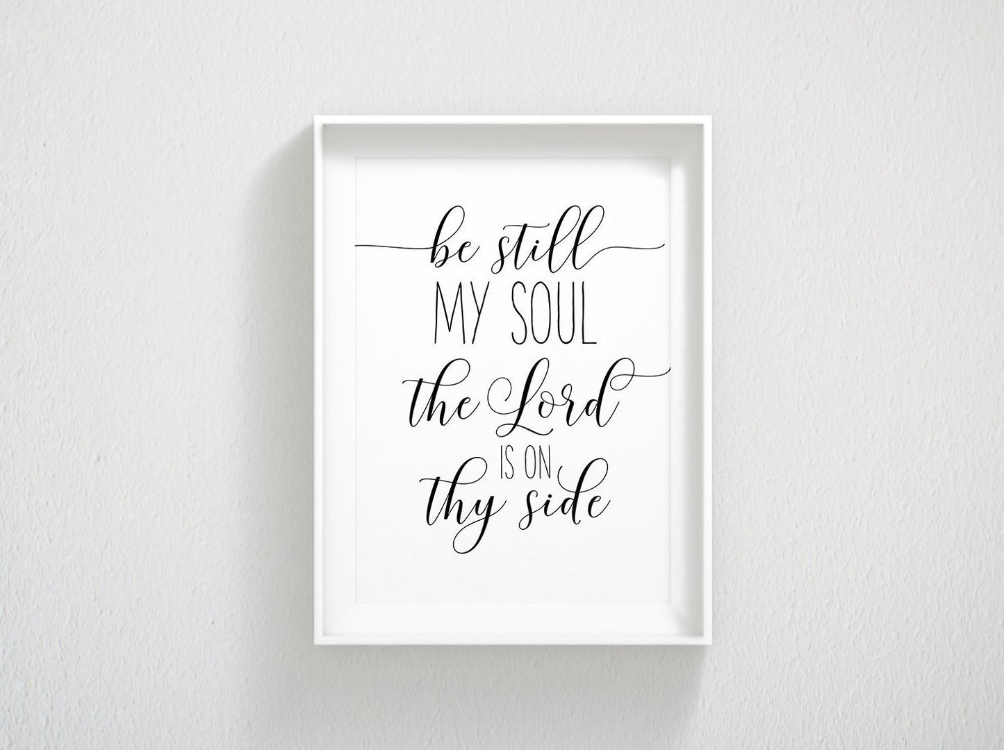 Be Still My Soul Print, Nursery Printable Art, Kids Room Decor, Girls Nursery Prints