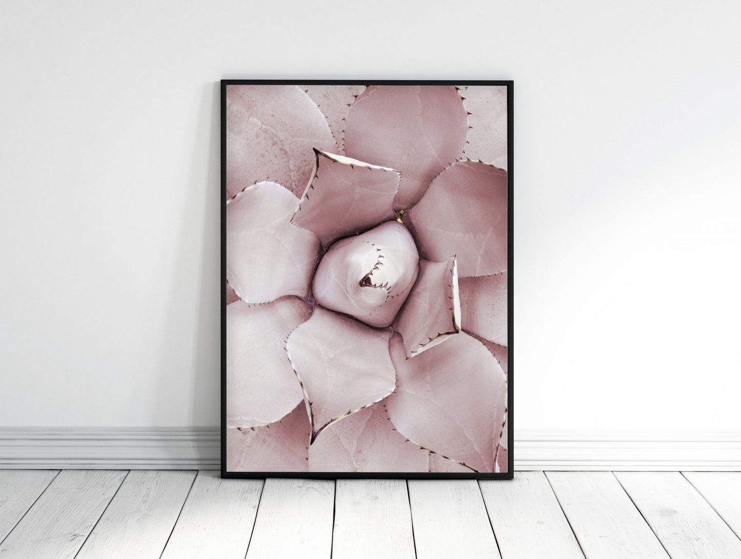 Pink Cactus Print, Pink Succulent Plant, Cactus Wall Art, Home Decor Print