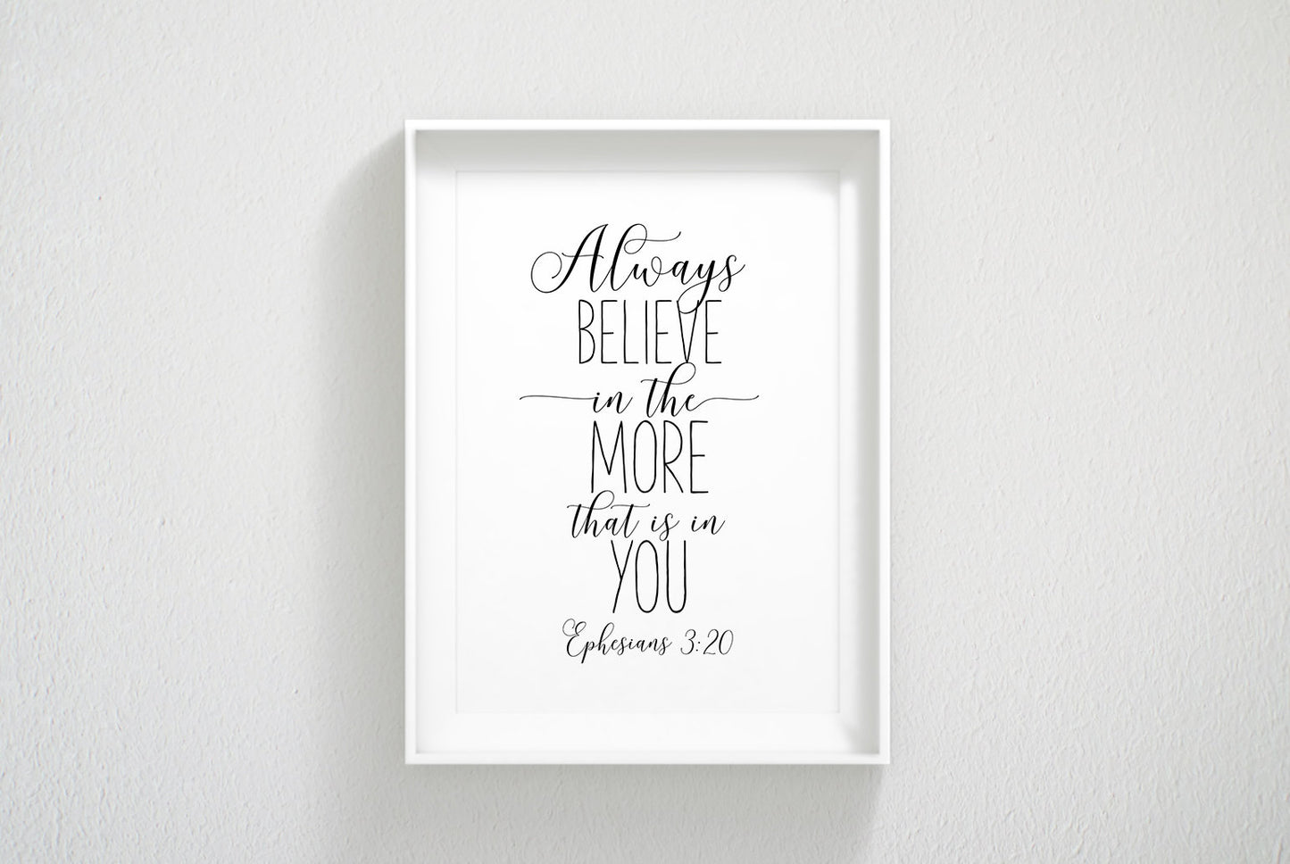 Bible Verse Printable Ephesians 3:20, Nursery Prints, Religious Art,Girls Room Decor, Scripture Prints