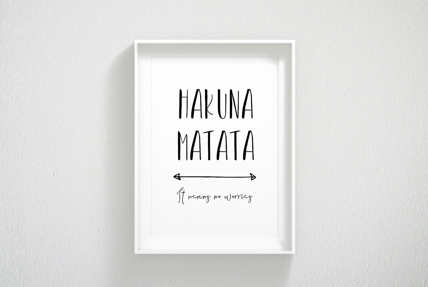 Hakuna Matata Print, Children Prints, Kids Room Decor, Nursery Wall Art
