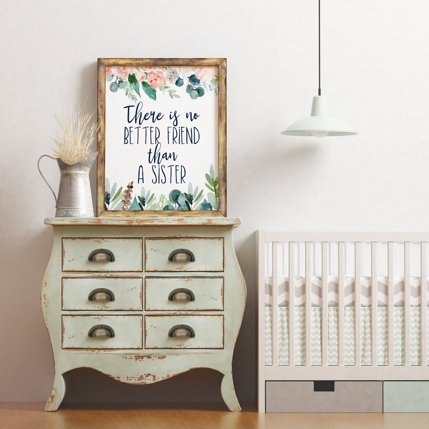 There Is No Better Friend Than A Sister, Sister Gift, Sister Quotes, Sisters Room Decor