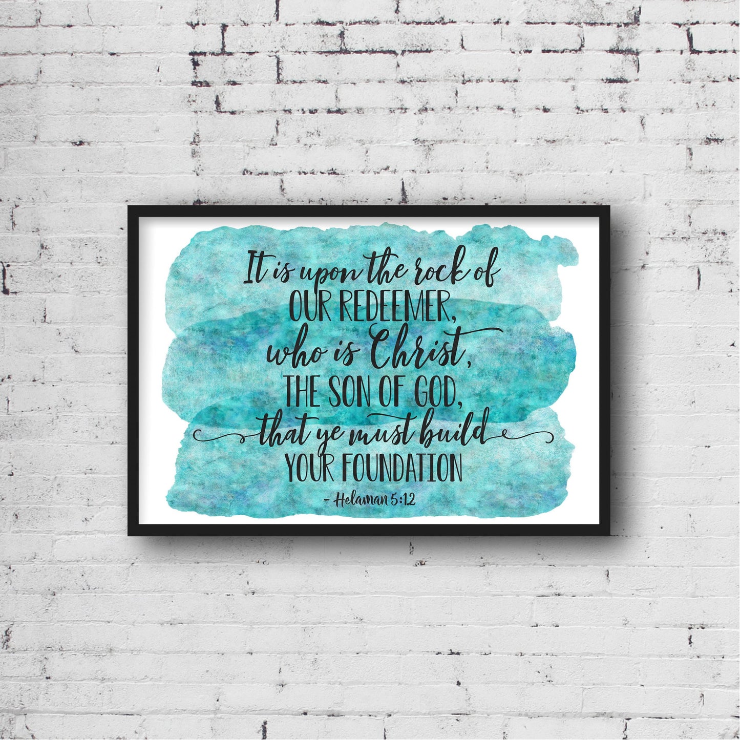 Helaman 5:12, Remember, Scripture Mastery, Seminary LDS Print, Bible Verse Printable Wall Art