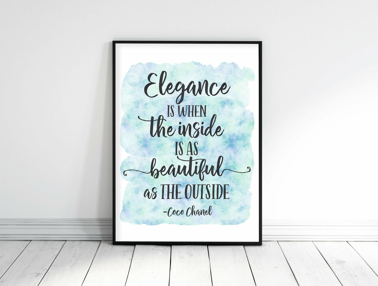 Coco Chanel Quotes, Girls Room Decor, Chanel Printable Wall Art, Fashion Quotes