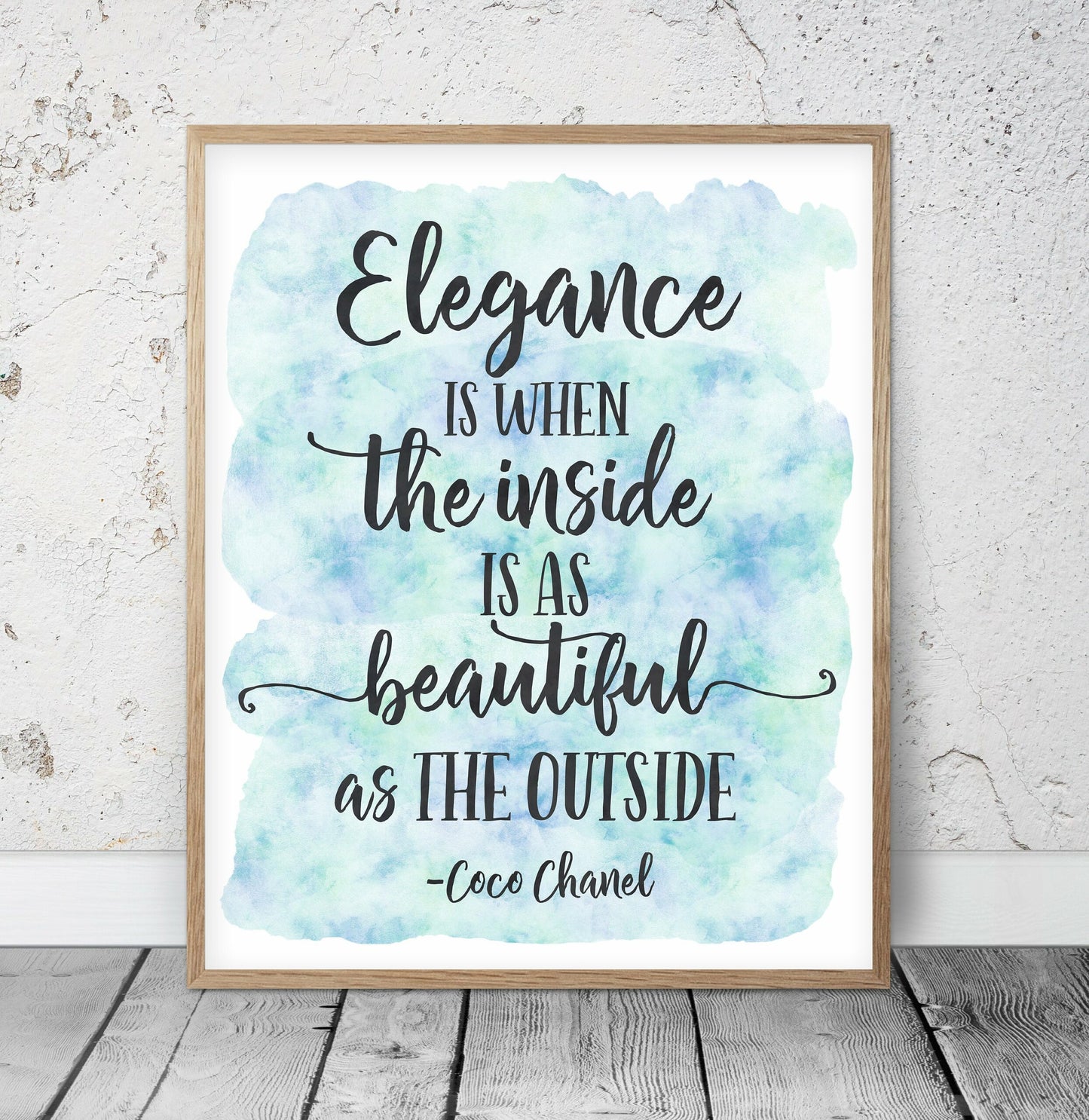 Coco Chanel Quotes, Girls Room Decor, Chanel Printable Wall Art, Fashion Quotes