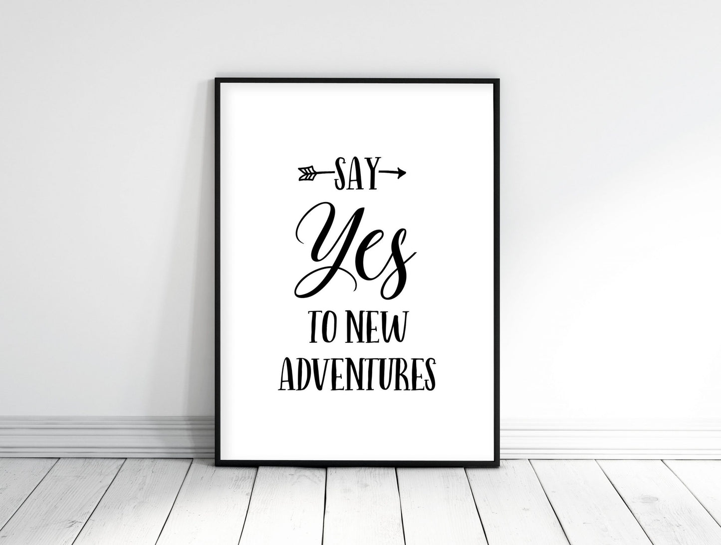 Say Yes to New Adventures, Motivational Prints, Adventure Kids Room Decor