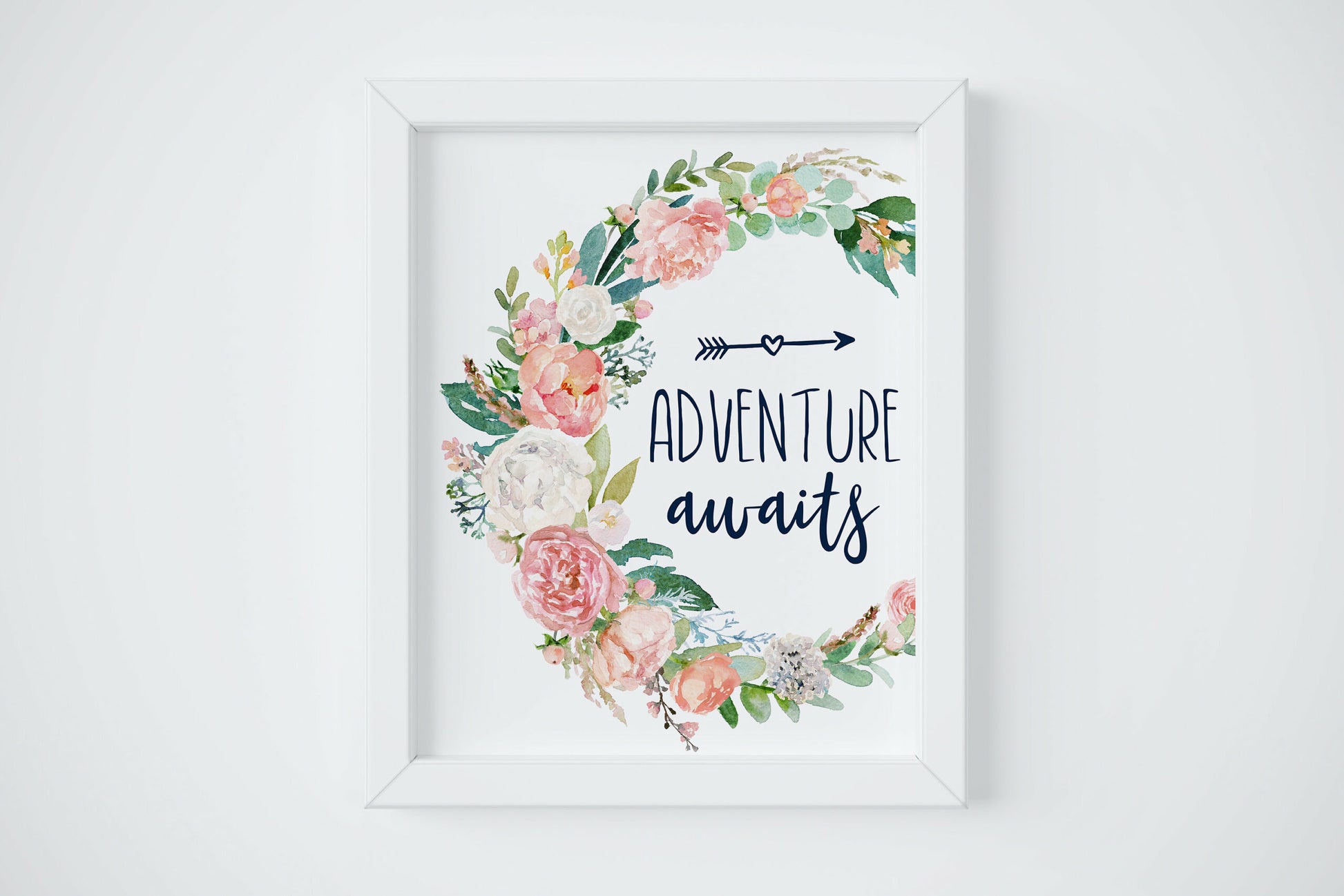 Adventure Awaits, Kids Room Decor, Bunny Print For Nursery Room Art Decor