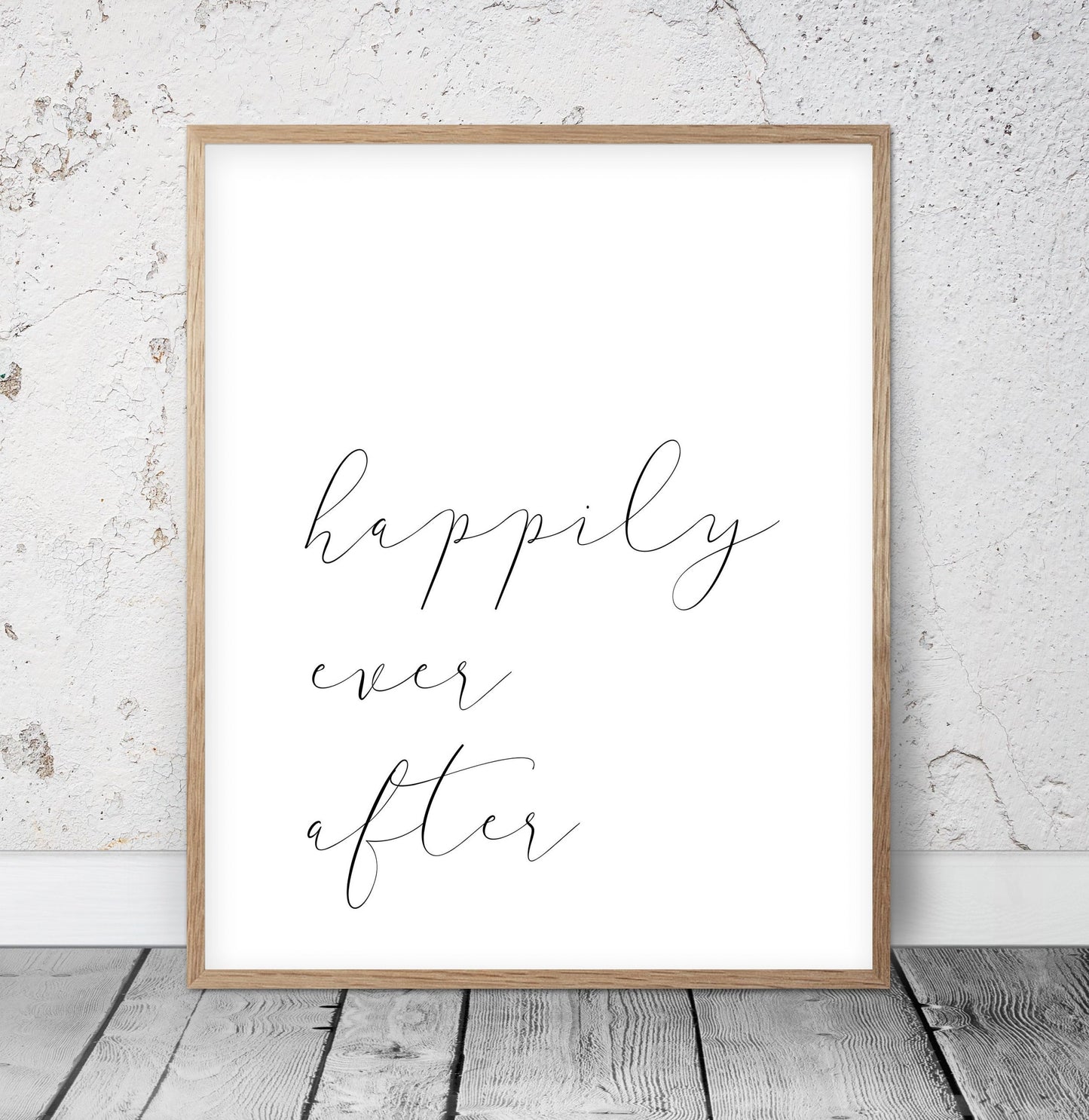 Happily Ever After, Printable Wedding Signs, Gift for Newlyweds, Wedding Gift