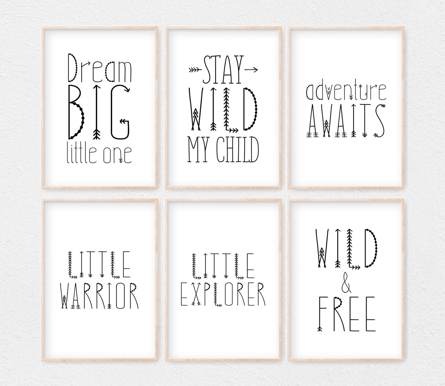 Funny Kids Room Decor Stay Wild My Child,Nursery Decor Wall Art Print