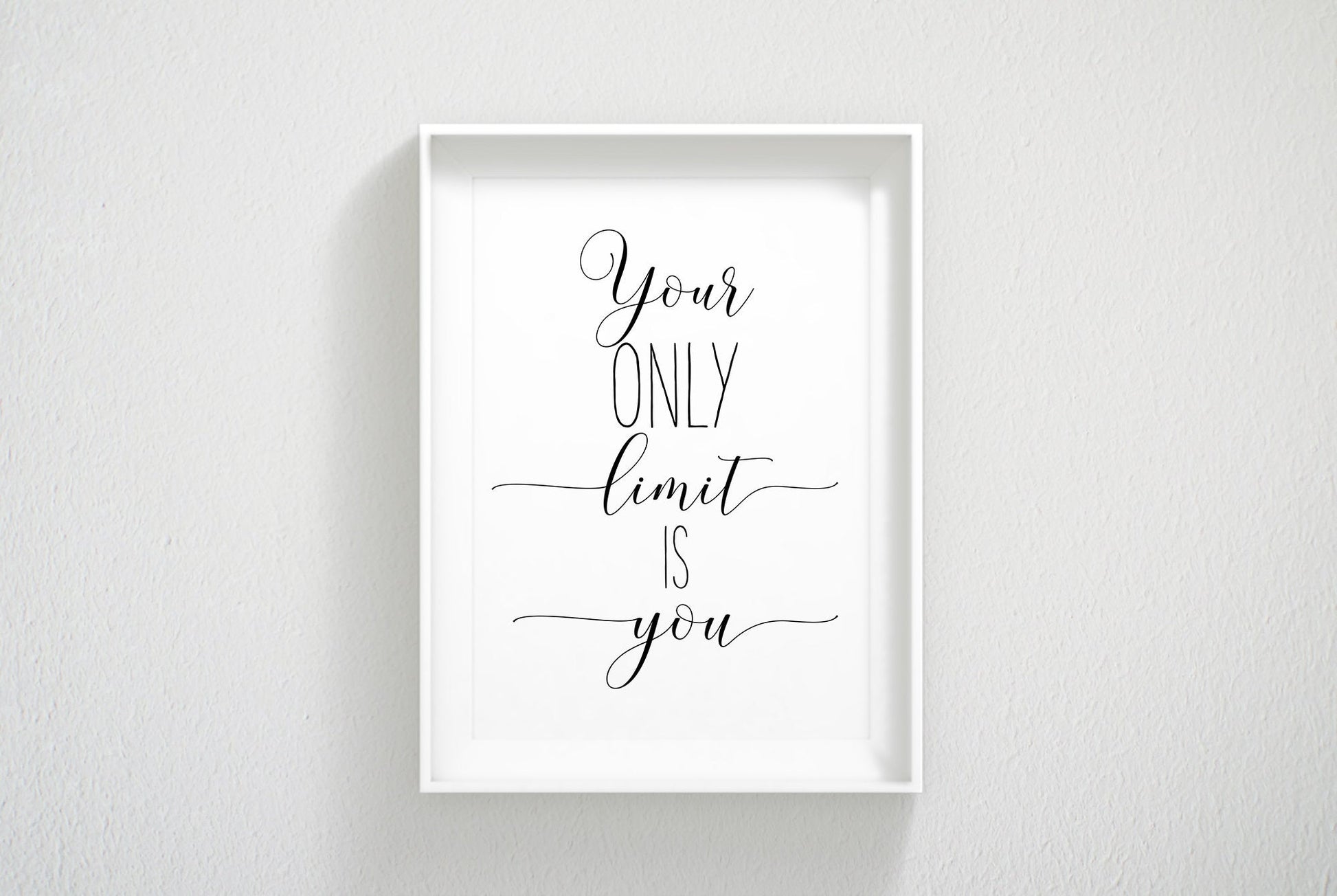 Your Only Limit Is You, Nursery Print Wall Art, Nursery Decor, Kids Room Decor