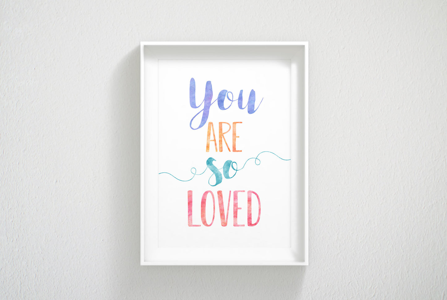 You Are So Loved, Nursery Decor Girl, Printable Quotes, Inspirational Wall Art,