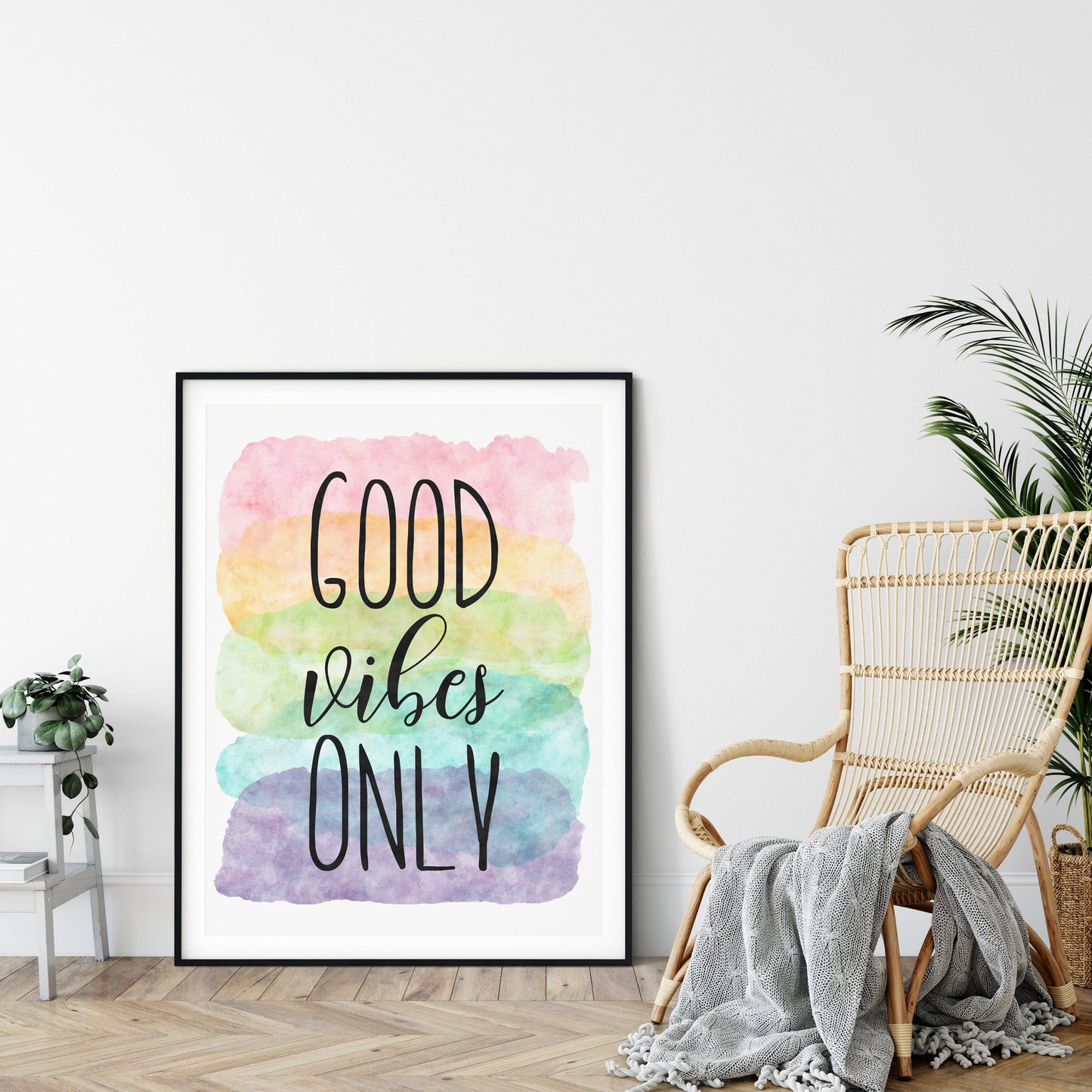 Good Vibes Only, Nursery Printable Decor,Motivational Quotes,Wall Art Decor