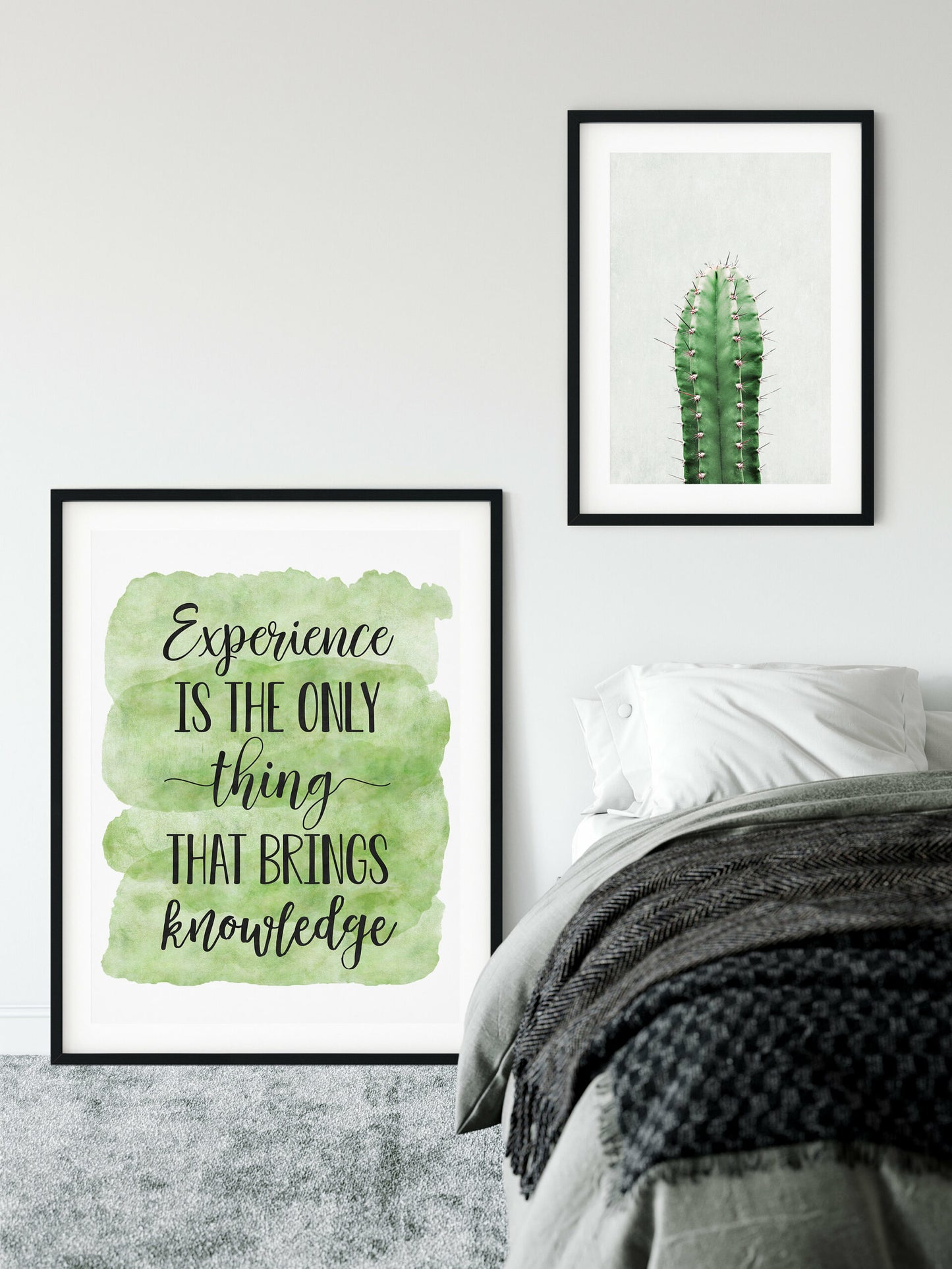 Experience Is The Only Thing That Brings Knowledge, Nursery Print Wall Art