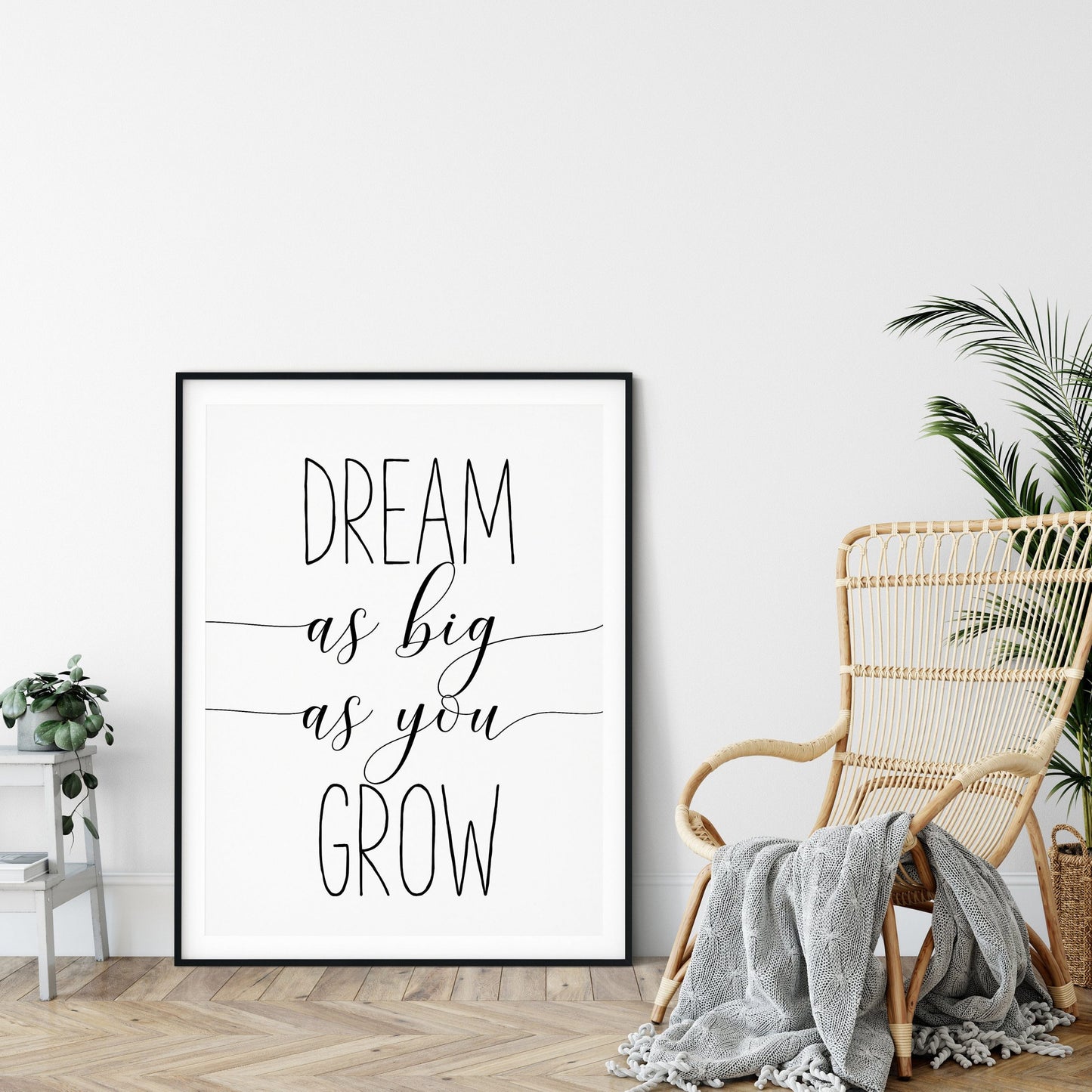 Dream As Big As You Grow,Nursery Printable Wall Art,Nursery Decor Room Decor