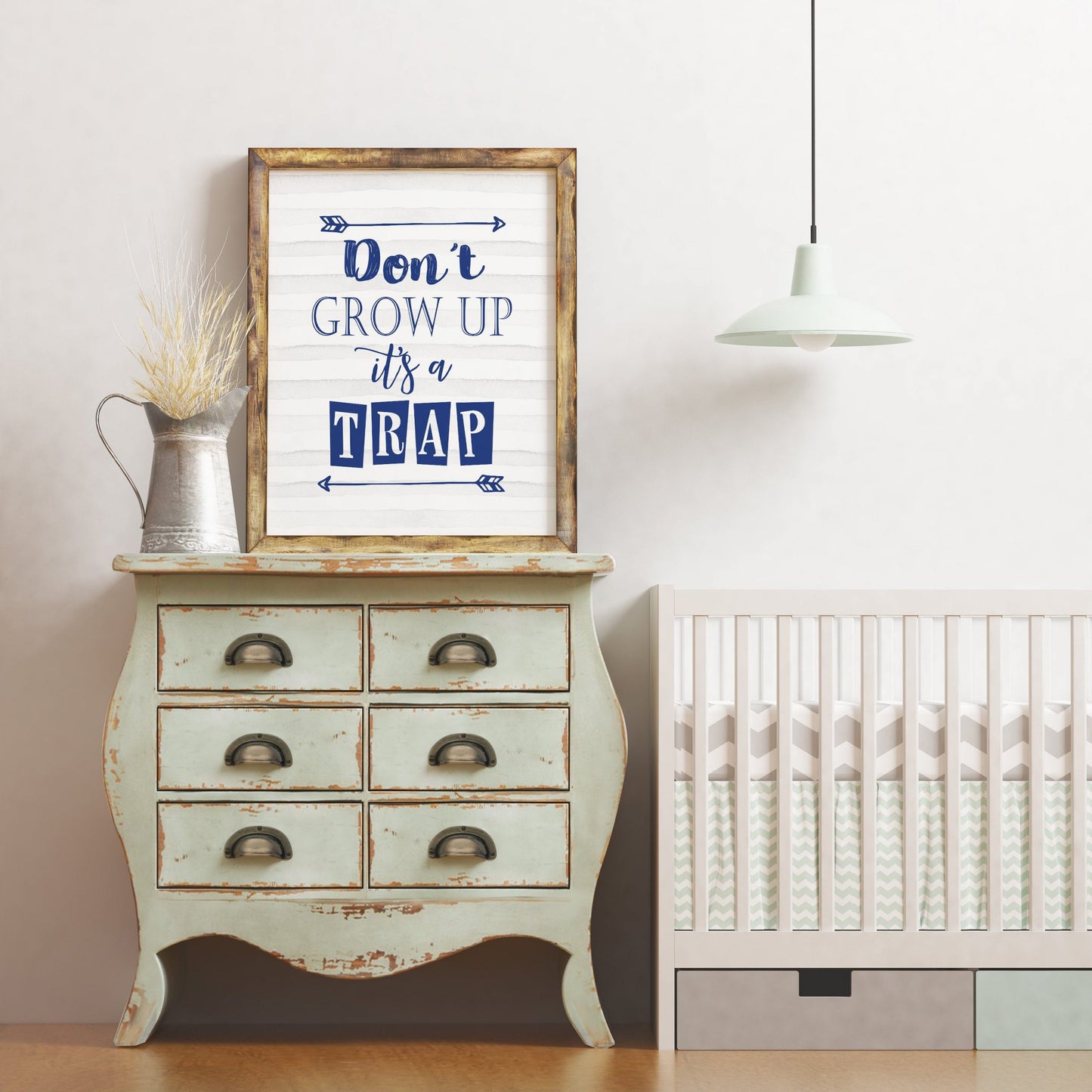 Don't Grow Up It's A Trap,Nursery Prints, Boys Room Decor,Boys Nursery Wall Art