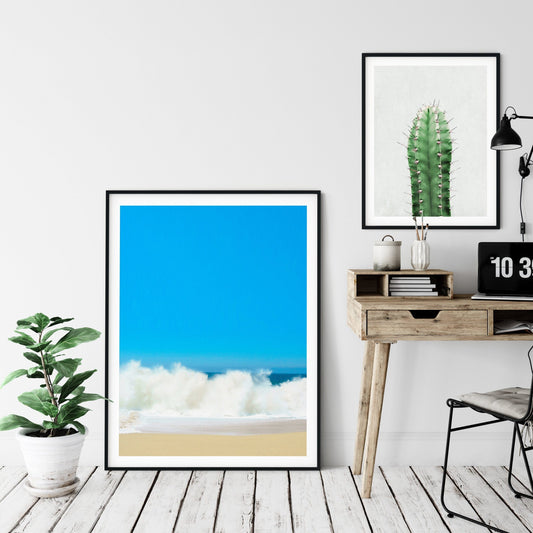 Beach Print Art,Ocean Waves Decor, Coastal Wall Art,Ocean Water Print,Home