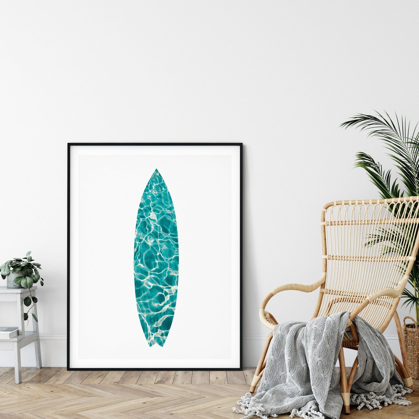 Surf Art, Surfboard Print, Surf Poster, Ocean Printable, Surfing Decor, Home Decor